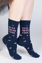 BestSockDrawer BEST MOM EVER Mother&#39;s Day cotton socks - £7.75 GBP