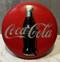 Vntg Coca Cola Wall or Table Phone 1996 Round Red Retro Kitchen 12&quot; - $19.34