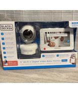 Baby Camera WiFi + 5” Digital Video Monitor PRO Smartphone Pan Black &amp; D... - $55.79