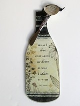 Wine Bottle Cheese Server, Counter Art, What I Love Most About My Home - $20.50