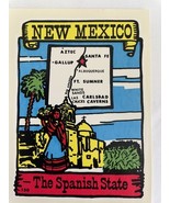 Vintage Original New Mexico 1950&#39;s Auto Travel Decal Camper RV Luggage Car - $27.71 CAD