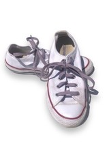 Converse All Star Chuck Taylor White Canvas Youth Size 3 Sneakers Unisex Kids - $13.00