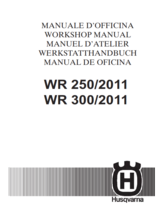 HUSQVARNA WR 250 300 2011 - 2013 REPAIR WORKSHOP SERVICE MANUAL REPRINTED - $74.99