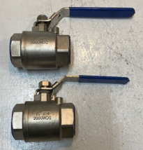 2 Qty of Southwest Ball Valves Full Port 1-1/4&quot; 316 2000WOG | S8864 (2 Qty) - £71.93 GBP