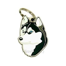 Siberian Husky dog name ID Tag, Personalized, Engraved, Handmade, Charm - £16.22 GBP+