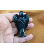 Y-ANG-710 little Green Jasper Guardian Angel Gemstone gem carving love m... - $32.05 CAD
