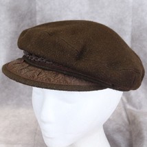 Fitios Authentic Traditional Cotton Greek Fisherman Cap Large L Brown - £30.54 GBP