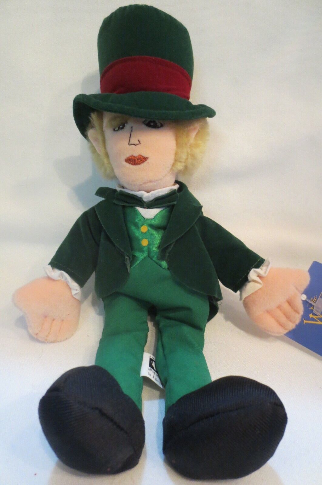 Primary image for Wizard of Oz Mayor Oscar Diggs Vtg Plush Beanie Doll Warner Bros. Collectible