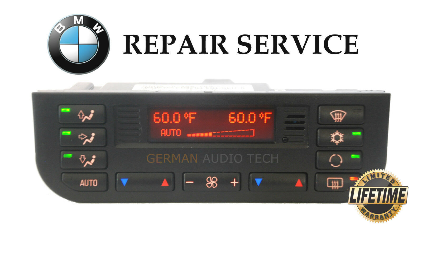 BMW E36 DIGITAL CLIMATE CONTROL AC HEATER 1996-99 323 328 M3 REPAIR SERVICE FIX - £39.06 GBP