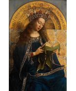 The Virgin Mary – Ghent Altarpiece – Jan van Eyck – Medieval/Renaissance... - £9.27 GBP