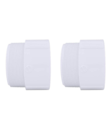 Pipe Adapter 4&#39;&#39; Hub X 4&#39;&#39; D MPT PVC - Charlotte Pipe 00109 1600HA (2-PACK) - $382.94 MXN