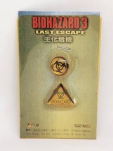 BIOHAZARD 3 Hazard Symbol Pin Badge Set (2-Pack) Hong Kong Comic Residen... - £47.10 GBP