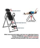 Inversion Table Innova Heavy Duty Therapy Itx9600 Fitness Equipment Back... - $164.99