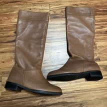 J Jill Leather Tall Brown Boots  Womens Size 9.5 - $242.96 MXN