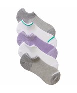 No Boundaries No Show Socks 5 Pair Women&#39;s Shoe Size 4-10 Purple  #26 - $9.74