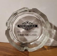 Meswaki Glass Ashtray Bingo Hotel Tama Iowa - £11.17 GBP