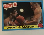 Rocky IV 4 Trading Card #55 Sylvester Stallone Dolph Lundgren - £1.95 GBP