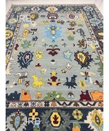 Hand knotted Oushak Rug 8x10 for Living Room Bedroom Traditional Home Decor - $598.00+