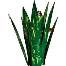 Metal agave yard art, Rust agave plant decoration, Vibrant hand painted , Handcr - £175.31 GBP