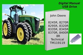 John Deere 8245R 8270R 8295R 8320R 8335R 8345R 8370R &amp; 8400R 8R Manual T... - $354.02 MXN+