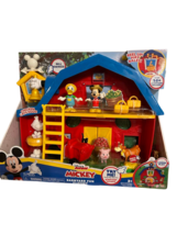 Disney Junior Mickey Barnyard Fun Playset Barn Farm Figures NEW - £41.78 GBP