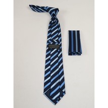 Men's Tie and Hankie Set Soft Microfiber Silky Vito Rofolo by J.Valintin VTR-32 image 2