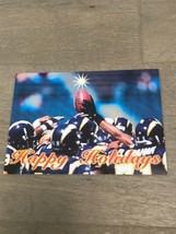 1999 San Diego CHARGERS STH Team Issued Christmas Card Leaf Jim Harbaugh... - £19.67 GBP