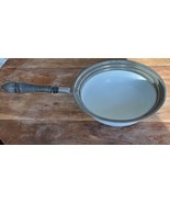 Antique Baumann Germany Enamelware Pot Pan w/ Copper Trim &amp; Wood Handle ... - $266.09 MXN