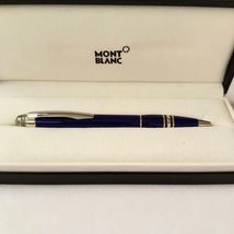 Montblanc Starwalker Cool Blue Ballpoint Pen with Platinum Trim - $615.75