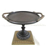 Mid-Century Italian Bronze Tazza Candle Holder With Snake Handles Circa ... - $593.01