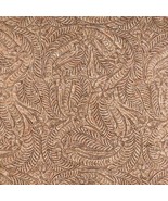 Sallie Tomato Embossed Paisley Pro Cork Fabric 1/2 Yard - $43.84 CAD