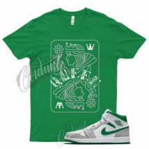 Green QUEEN T Shirt for J1 1 Mid Grey Dunk Vapormax Pine Stadium Lucky 13 - £20.46 GBP+