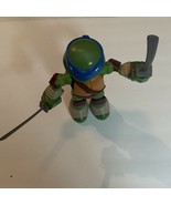 Teenage Mutant N 9” inch Leonardo With Swords Toy Uses Batteries Not Tes... - £11.76 GBP