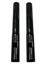 2 Make Up For Ever Aqua Resist Brow Fixer Waterproof Tinted Gel 50 Dark ... - $682.27 MXN