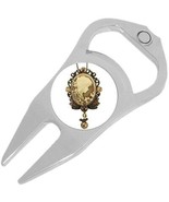 Bronze Cameo Golf Ball Marker Divot Repair Tool Bottle Opener - $219.39 MXN