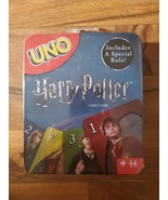 Harry Potter UNO Card Game Mattel Collectible Metal Tin - £14.97 GBP