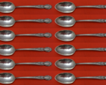 Brocade by International Sterling Silver Teaspoon Set 12 pieces 6&quot; - $474.21