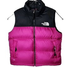 The North Face Women XL 700 Down Two Tone Puffer Quilted Zip Pocket Vest - $61.28
