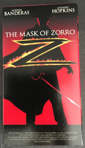 The Mask of Zorro (VHS 1998, Closed Captioned) Antonio Banderas, Anthony Hopkins - $3.95