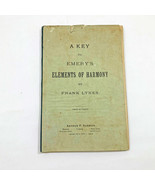 Litolff Edition A Key to Emery&#39;s Elements of Harmony Frank Lynes PB - $2,434.58 MXN