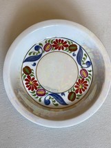 Fraunfelter China Pie Plate Royal Rochester heat proof hand painted flor... - £15.85 GBP