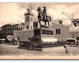 Statue of the Duke of Orléans Algiers Algeria  UNP DB Postcard Q25 - $3.91