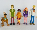 Lot of 5 Hanna Barbera Scooby Doo, Shaggy, Fred, Velma &amp; Daphne Action F... - £24.17 GBP
