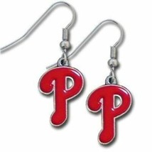 Siskiyou Philadelphia Phillies MLB Team Logo Dangle Earrings - £11.64 GBP