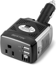 150W Bestek Power Inverter 12V To 110V Voltage Converter Car Charger Power - £26.97 GBP