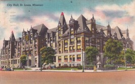 City Hall St. Louis Missouri MO Evanston IL to Oxford KS Postcard D11 - $2.99
