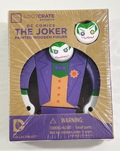 The Joker Painted Wooden Figure DC Comics 2 heads Batman Loot Crate Exclusive - £5.44 GBP