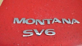 2005-2009 Pontiac Montana SV6 Rear Gate Lid Oem Emblem Badge Symbol Logo (2006) - £13.50 GBP