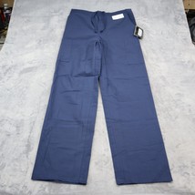 Dickies Pants Mens M Navy Cargo Medical Uniform Scrub Pull On Bottoms - $18.79