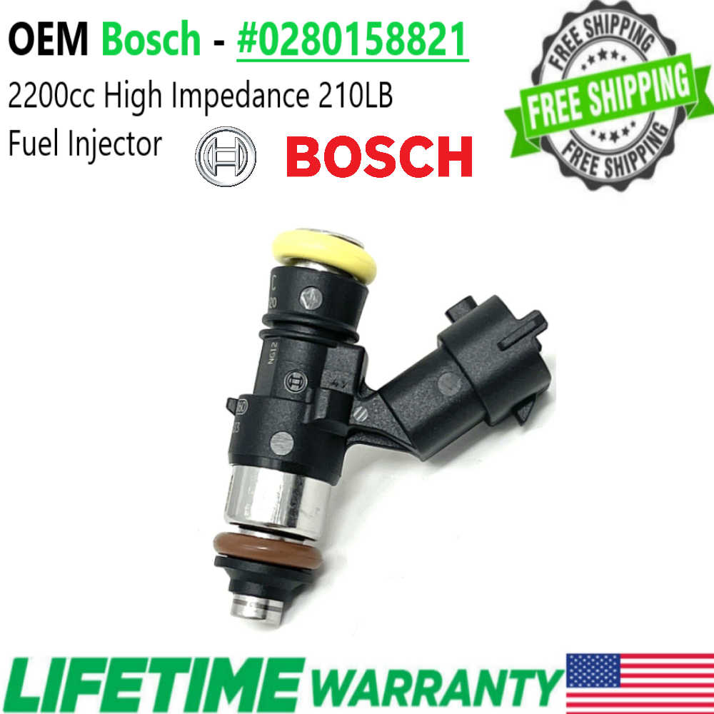 Primary image for OEM Bosch High Impedance Fuel Injector 2200cc 210LB #0280158821